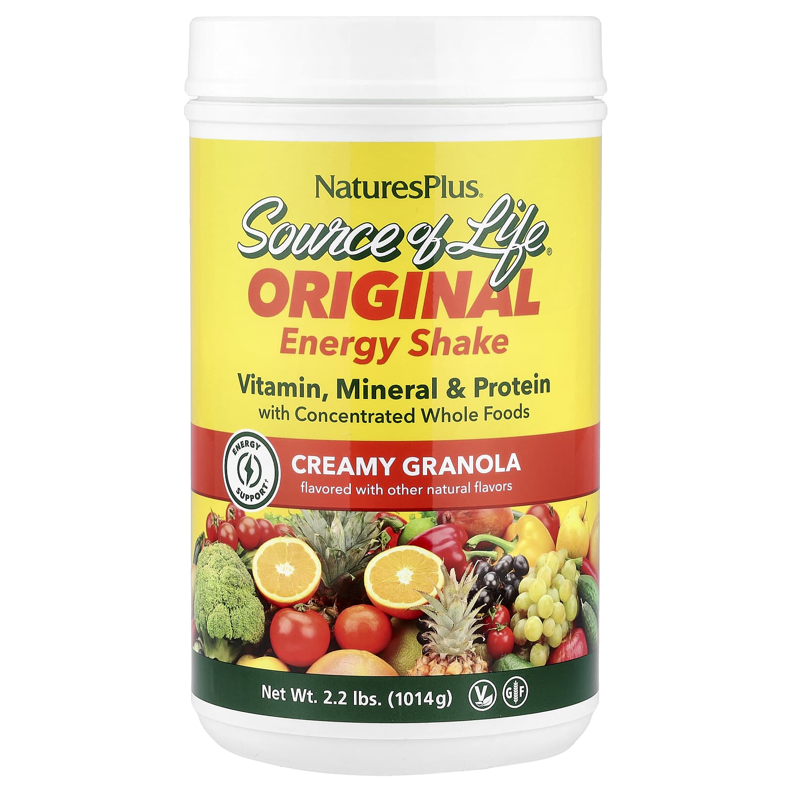 Гранола NaturesPlus Source of Life® Original Energy Shake Creamy, 014 г