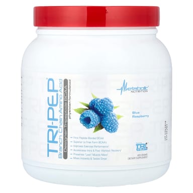 Аминокислота Metabolic Nutrition Tri-Pep® Branch Chain, вкус Blue Raspberry, 400 г