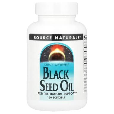 Масло черного тмина Source Naturals, 500 мг, 120 мягких капсул