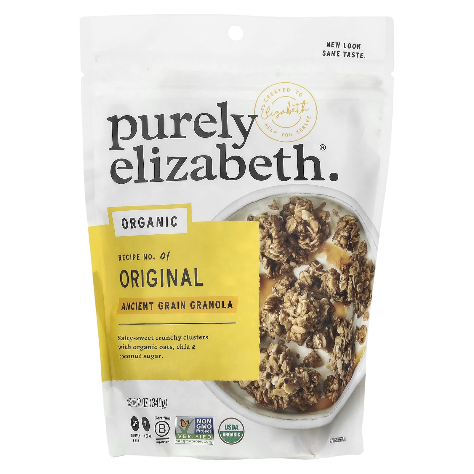 Гранола Purely Elizabeth Organic Ancient Grain Original, 340 г