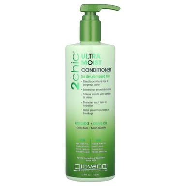 Кондиционер Giovanni 2chic® Ultra Moist For Dry Damaged Hair Avocado Olive Oil, 710 мл, масло