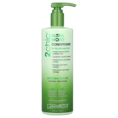 Фото товара: Кондиционер Giovanni 2chic® Ultra Moist For Dry Damaged Hair Avocado Olive Oil, 710 мл, масло