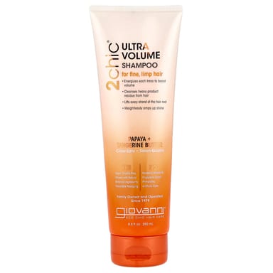 Шампунь Giovanni 2chic® Ultra Volume For Fine Limp Hair, вкус Papaya Tangerine Butter, 250 мл