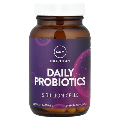 Пробиотик MRM Nutrition Daily 5 Billion Cells, 30 растительных капсул