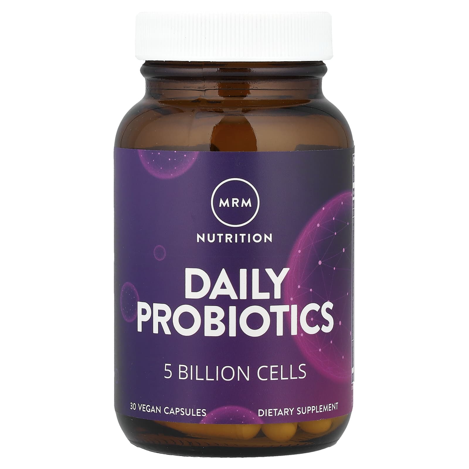 Пробиотик MRM Nutrition Daily 5 Billion Cells, 30 растительных капсул