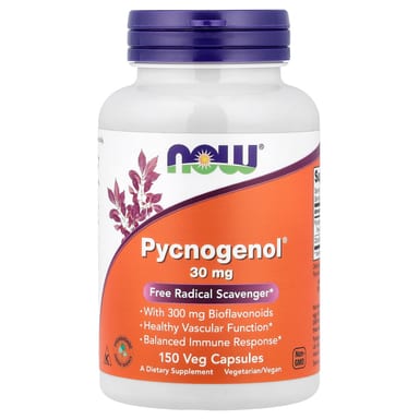 Пикногенол NOW Foods® With Bioflavonoids, 150 растительных капсул