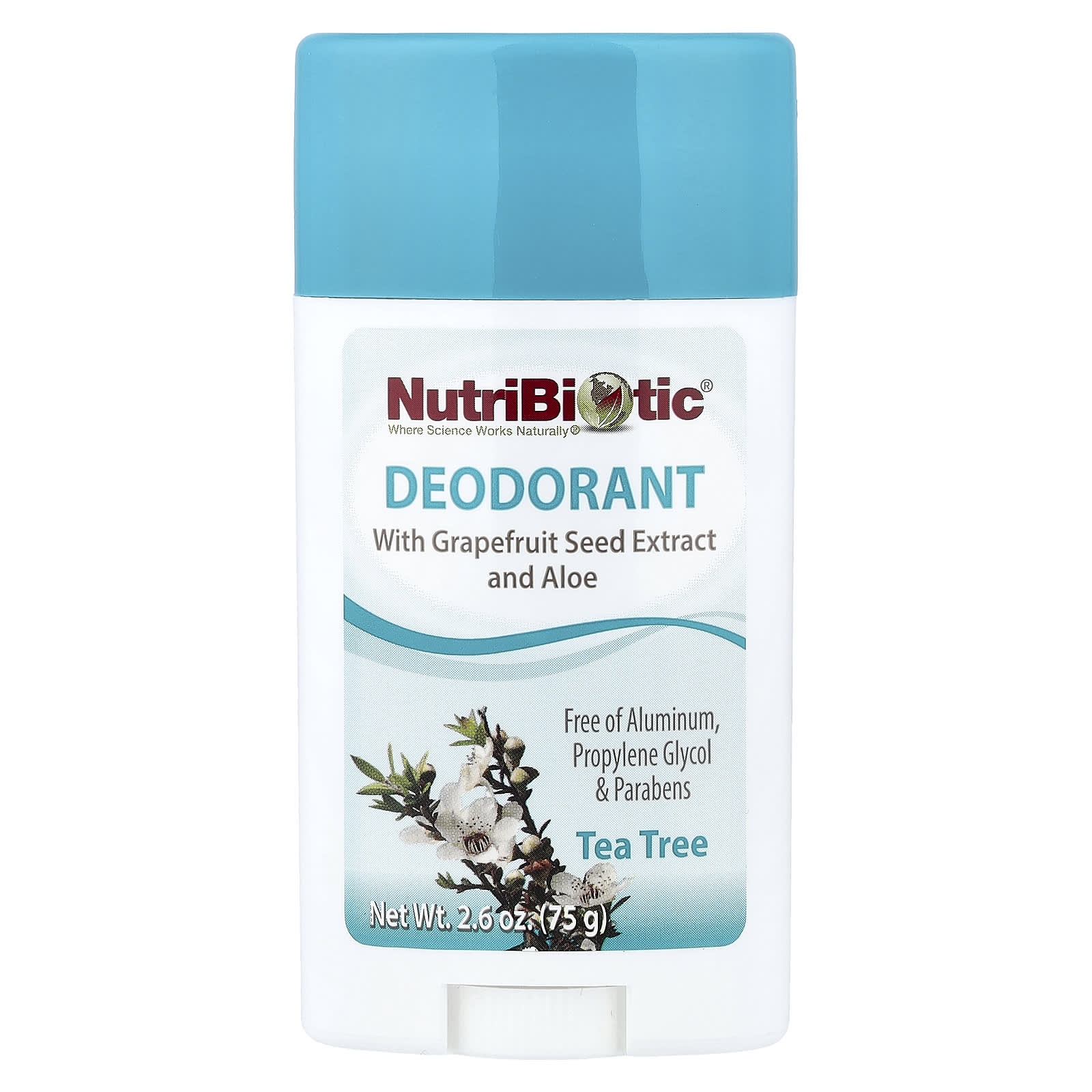 Дезодорант NutriBiotic Tea Tree, 75 г