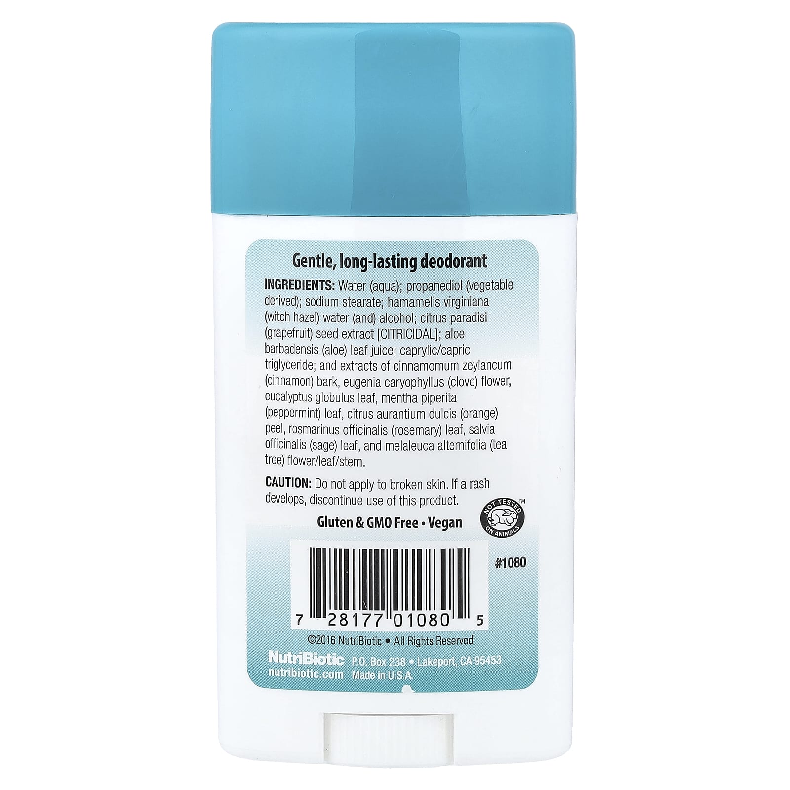 Дезодорант NutriBiotic Tea Tree, 75 г — фото 2