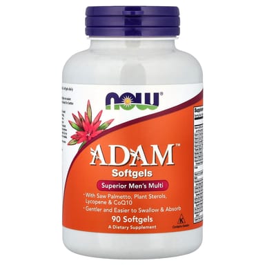 Мужские мультивитамины NOW Foods ADAM™, 90 мягких капсул