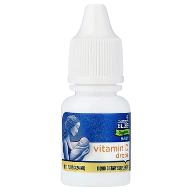 Витамин D Mommy's Bliss Organic Baby Drops Newborn, 3.24 мл, капли