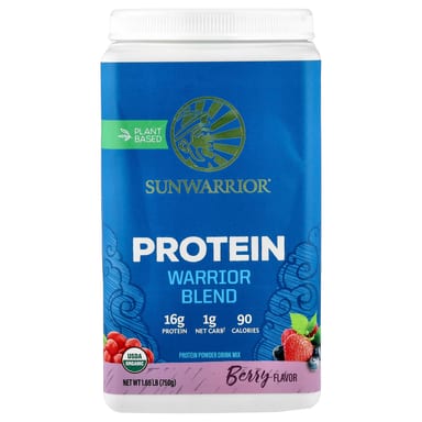 Протеин Sunwarrior Warrior Blend, вкус Berry, 750 г, 1.