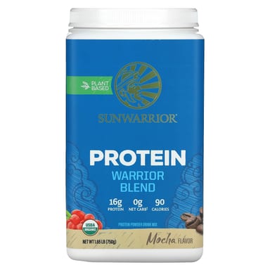 Протеин Sunwarrior Warrior Blend, оттенок Mocha, 750 г, 1.