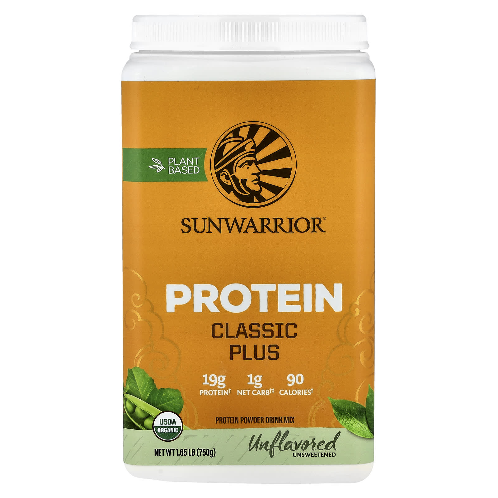 Протеин Sunwarrior Classic Plus, без вкуса, 750 г, 1.