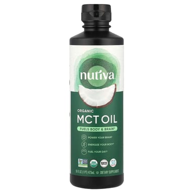 Масло Nutiva Organic MCT, 473 мл