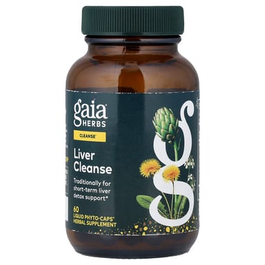 Комплекс для поддержки печени Gaia Herbs, оттенок 60 Liquid Phyto-Caps, жидкая форма