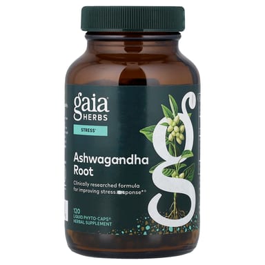 Ашваганда Gaia Herbs Root, 350 мг, жидкая форма