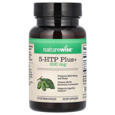 5-HTP NatureWise 5-HTP Plus, 30 растительных капсул