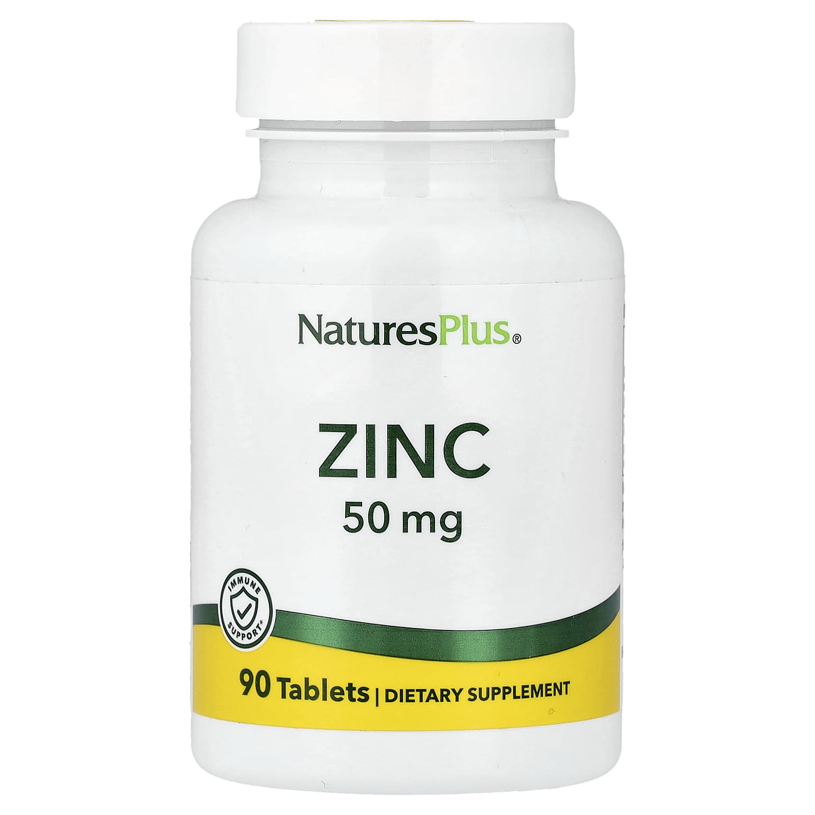 Цинк NaturesPlus, 50 мг, 90 таблеток
