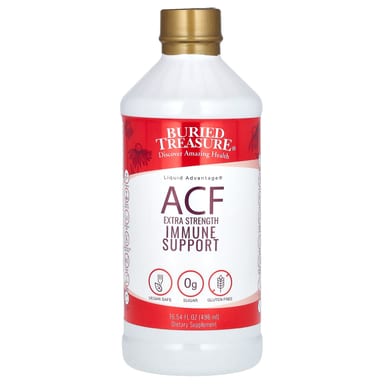 Поддержка иммунитета Buried Treasure Liquid Advantage ACF Immune, 496 мл, жидкая форма