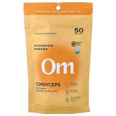 Кордицепс Om Mushrooms Mushroom Powder, 100 г, порошок