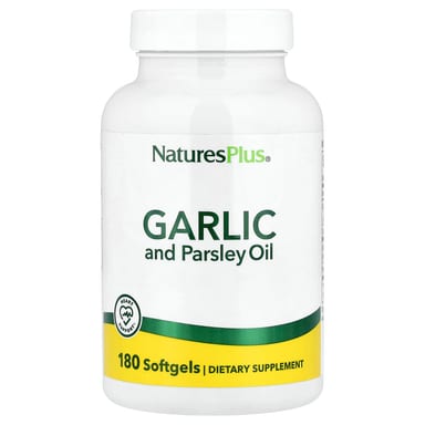 Масло NaturesPlus Garlic and Parsley, 180 мягких капсул