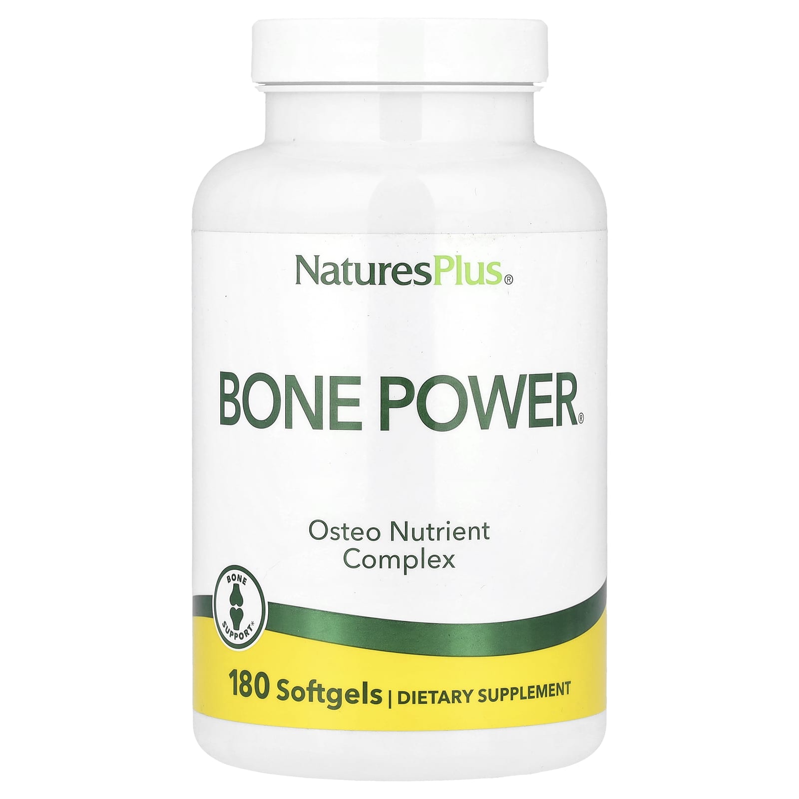 Кальций NaturesPlus, 180 мягких капсул