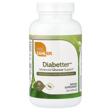 Комплекс для поддержки уровня сахара в крови Zahler Diabetter™ Advanced, 120 капсул