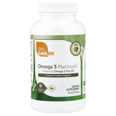 Рыбий жир Zahler Omega 3 Platinum™ Advanced Omega 3, 90 мягких капсул