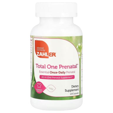 Пренатальные мультивитамины Total One Zahler™ Essential Once-Daily Prenatal, 120 капсул
