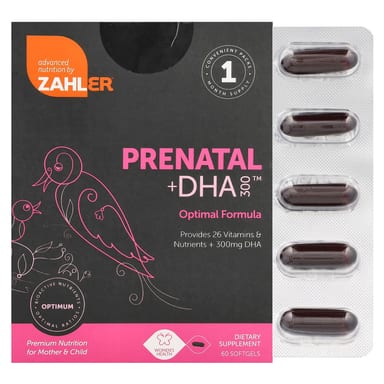 DHA Zahler Prenatal 300, 120 мягких капсул
