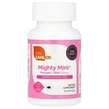 DHA Zahler Mighty Mini™ Prenatal, 90 мягких капсул
