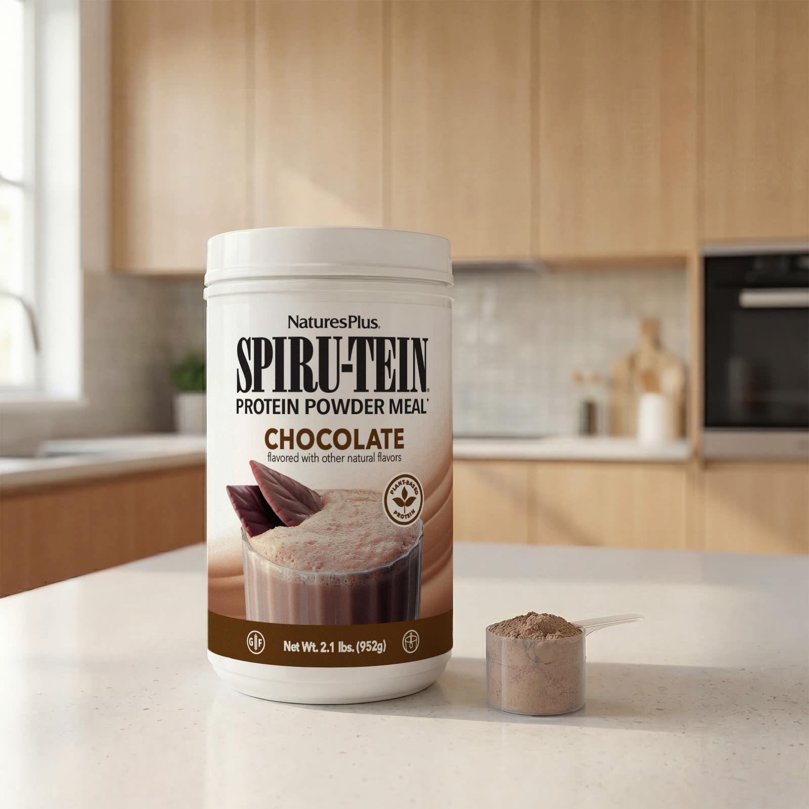 Протеиновый порошок NaturesPlus Spiru-Tein® Meal, вкус Chocolate, 952 г — фото 6