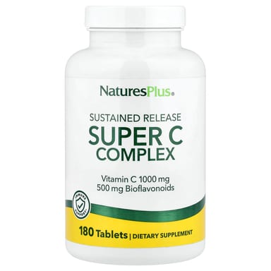 Комплекс NaturesPlus Super C, пролонгированное высвобождение, 180 таблеток