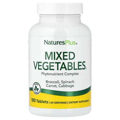 Комплекс NaturesPlus Mixed Vegetables® Phytonutrient, 180 таблеток