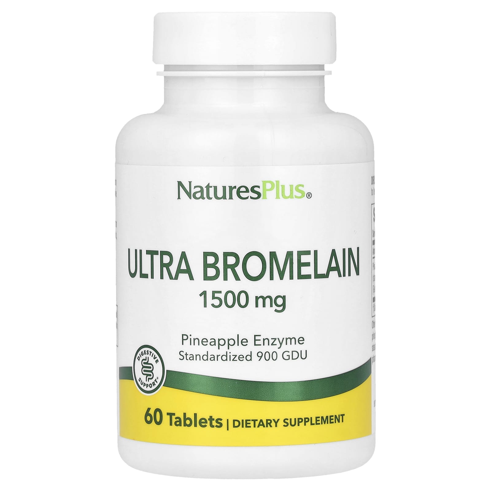 Бромелайн NaturesPlus Ultra, 1500 мг, 60 таблеток