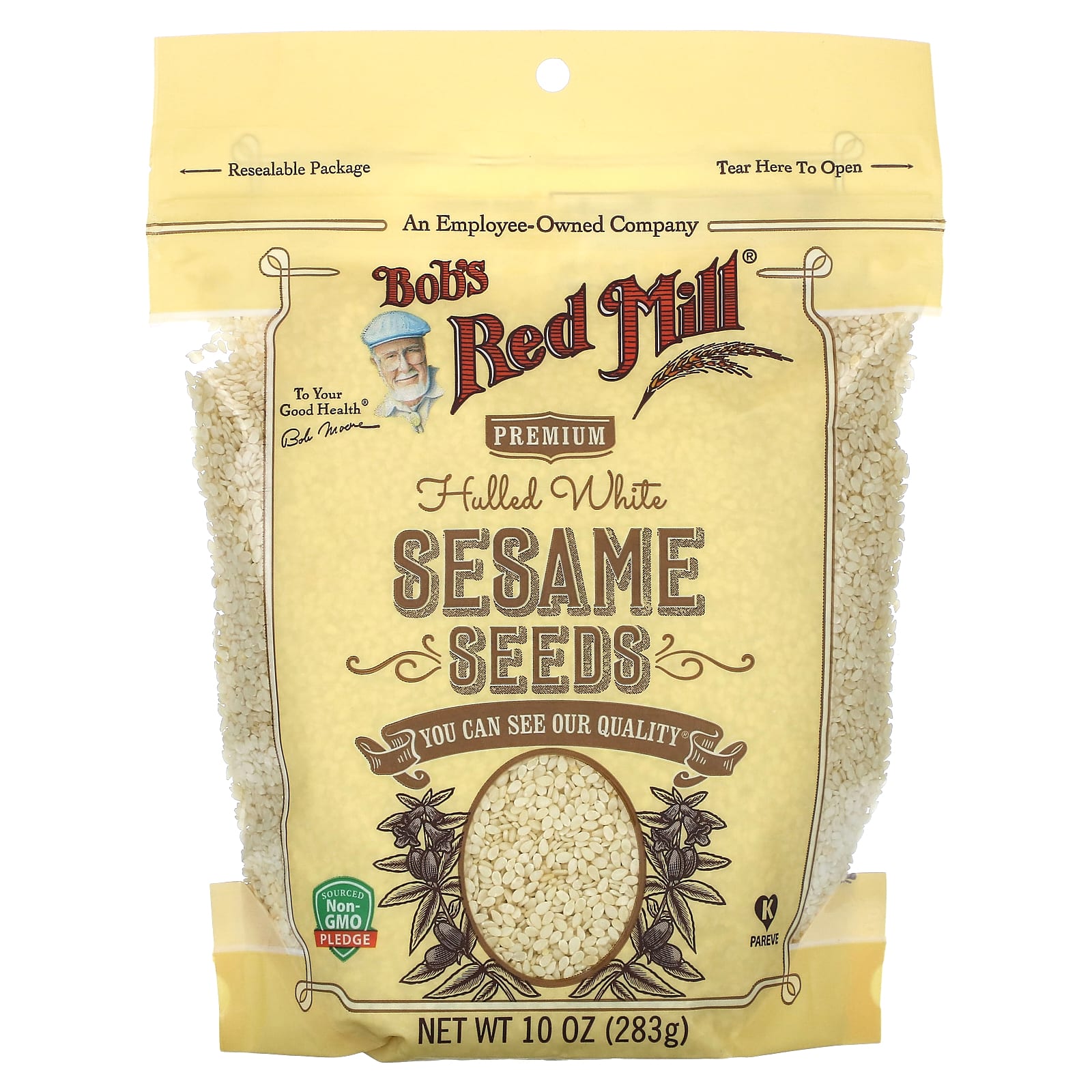 Семена кунжута Bob's Red Mill Hulled White, 283 г