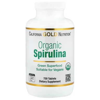 Фото товара: Спирулина California Gold Nutrition Organic, 720 таблеток