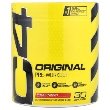 Предтренировочный комплекс C4 / Cellucor C4® Original, вкус Fruit Punch, 180 г