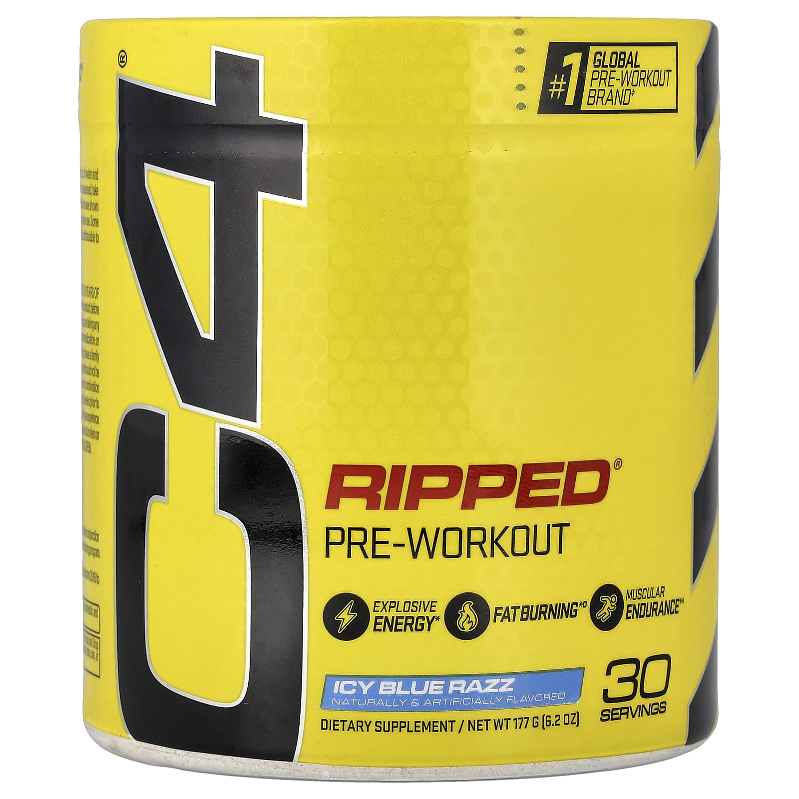Предтренировочный комплекс C4 / Cellucor C4 Ripped® Icy Blue Razz, 177 г — фото 2