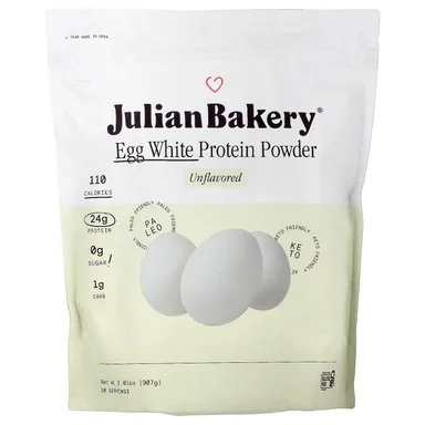 Фото товара: Протеиновый порошок Julian Bakery Egg White, без вкуса, 907 г