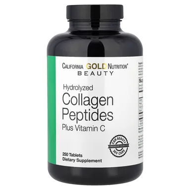 Фото товара: Витамин C California Gold Nutrition Hydrolyzed Collagen Peptides Type I & III and, 250 таблеток