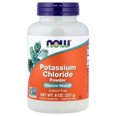 Калий NOW Foods Chloride Powder, 227 г, порошок