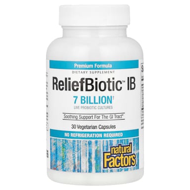 Пробиотик Natural Factors, 7 миллиардов, 30 вегетарианских капсул
