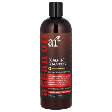 Шампунь artnaturals Scalp 18 Coal Tar Formula, 473 мл