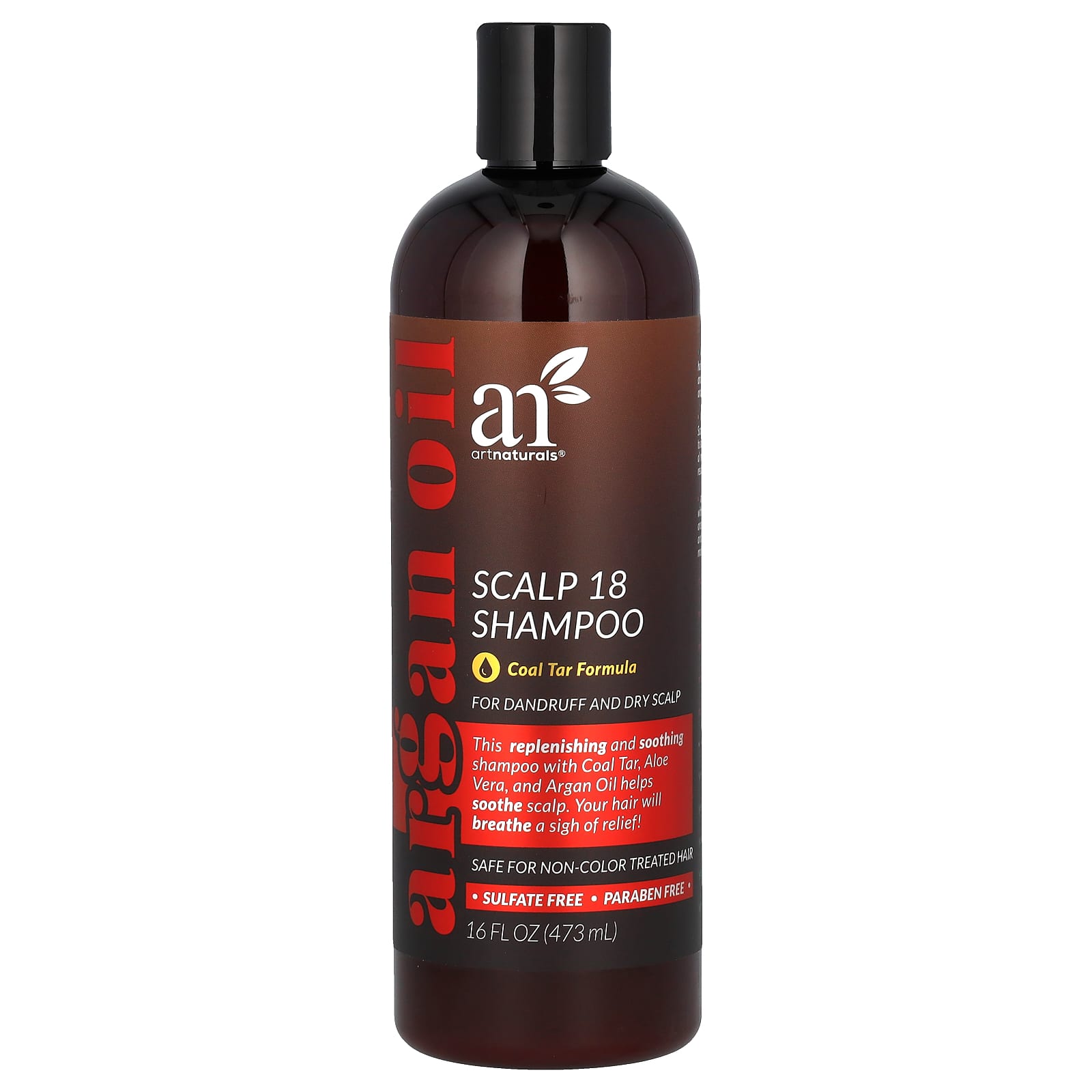 Шампунь artnaturals Scalp 18 Coal Tar Formula, 473 мл