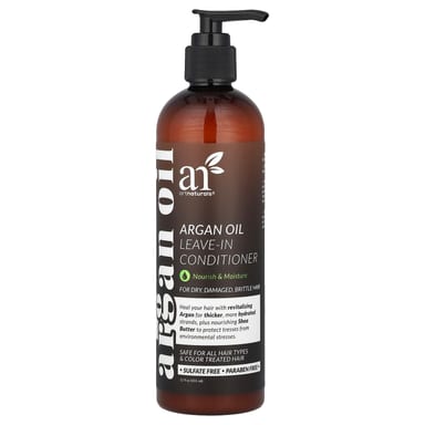 Несмываемый кондиционер artnaturals Argan Oil For Dry Brittle Hair, оттенок Damaged, 355 мл, масло