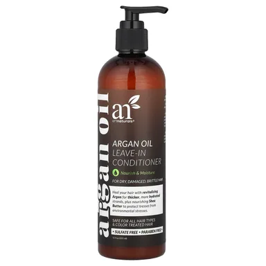 Фото товара: Несмываемый кондиционер artnaturals Argan Oil For Dry Brittle Hair, Damaged, 355 мл, масло