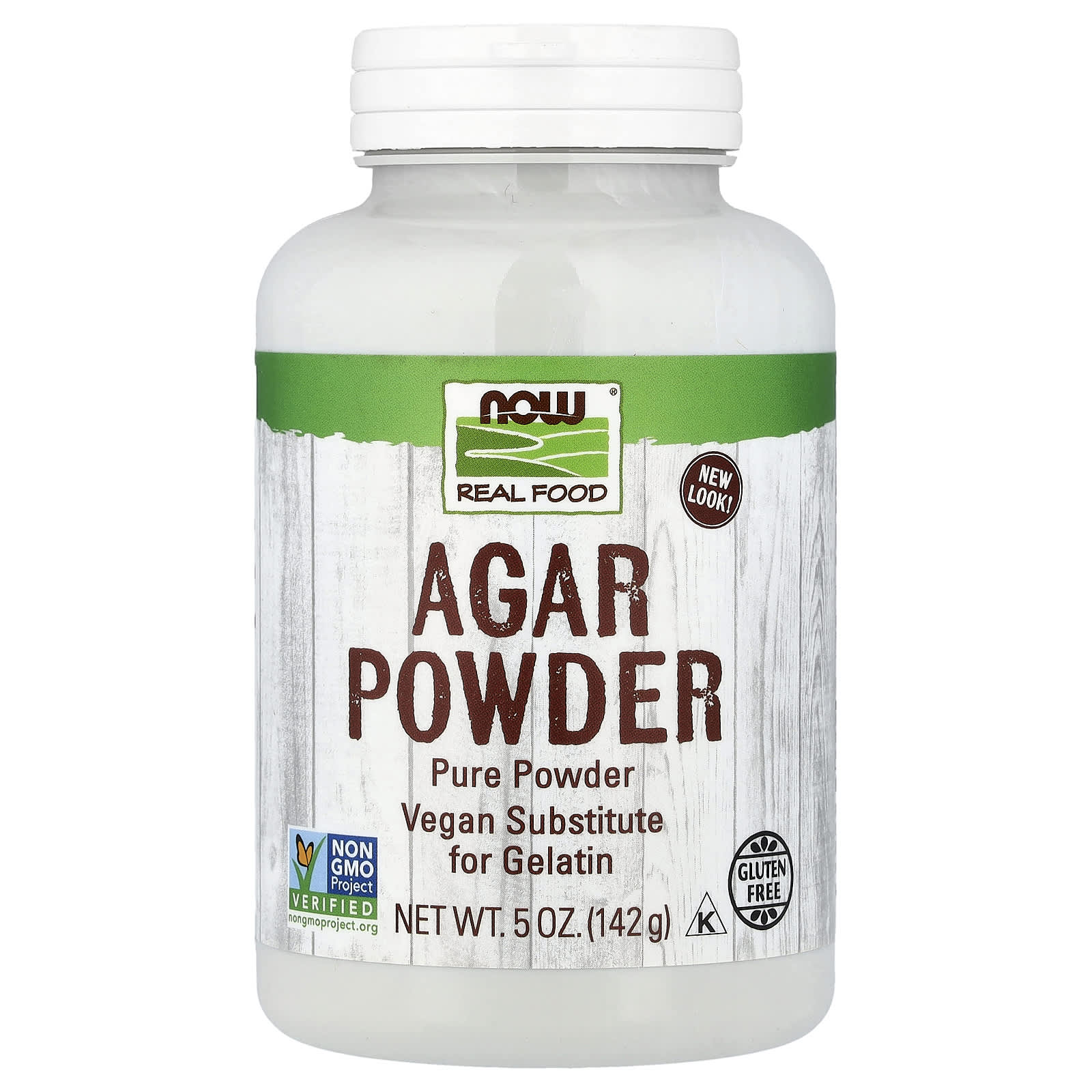Агар-агар NOW Foods Agar Powder, 142 г, порошок