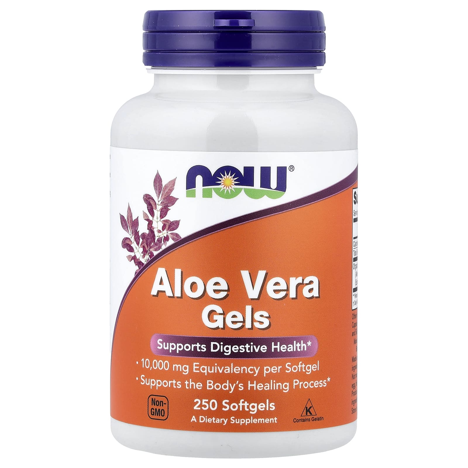 Алоэ вера NOW Foods, 50 мг, 250 мягких капсул