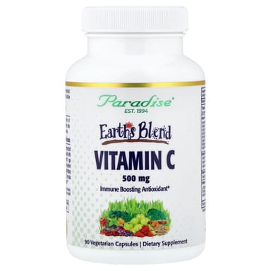 Витамин C Paradise Herbs Earth's Blend®, 90 растительных капсул